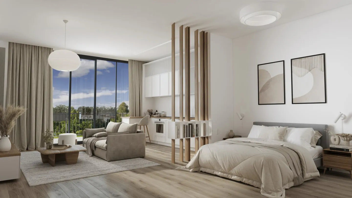 Studio moderno con terrazza - Foto 13 di 13