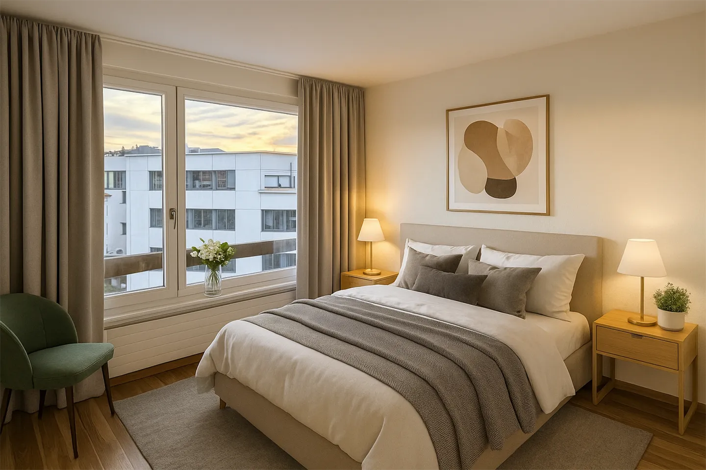 Apartments with 3.5 Rooms and Balcony - Photo 3 of 5