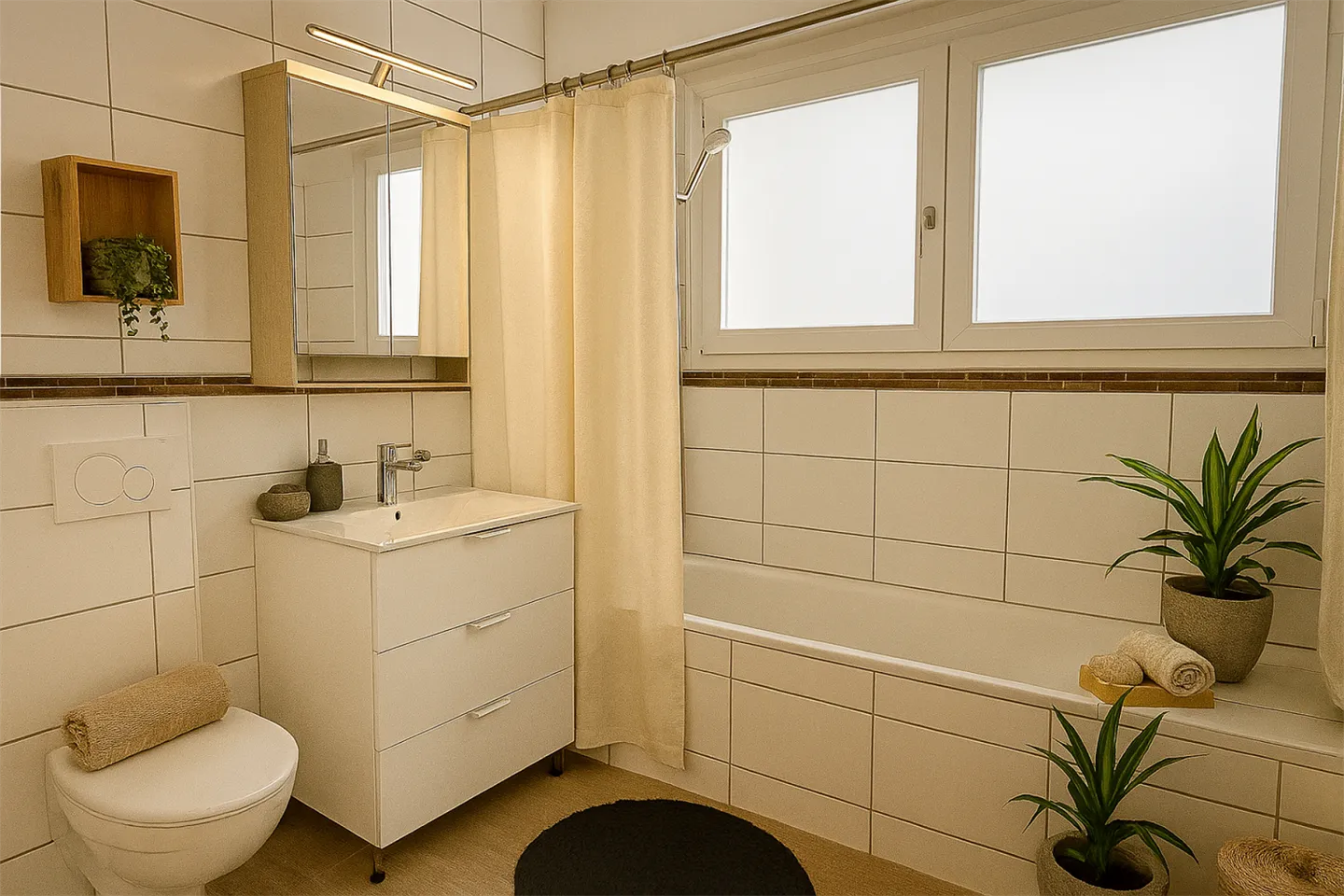 Apartments with 3.5 Rooms and Balcony - Photo 4 of 5