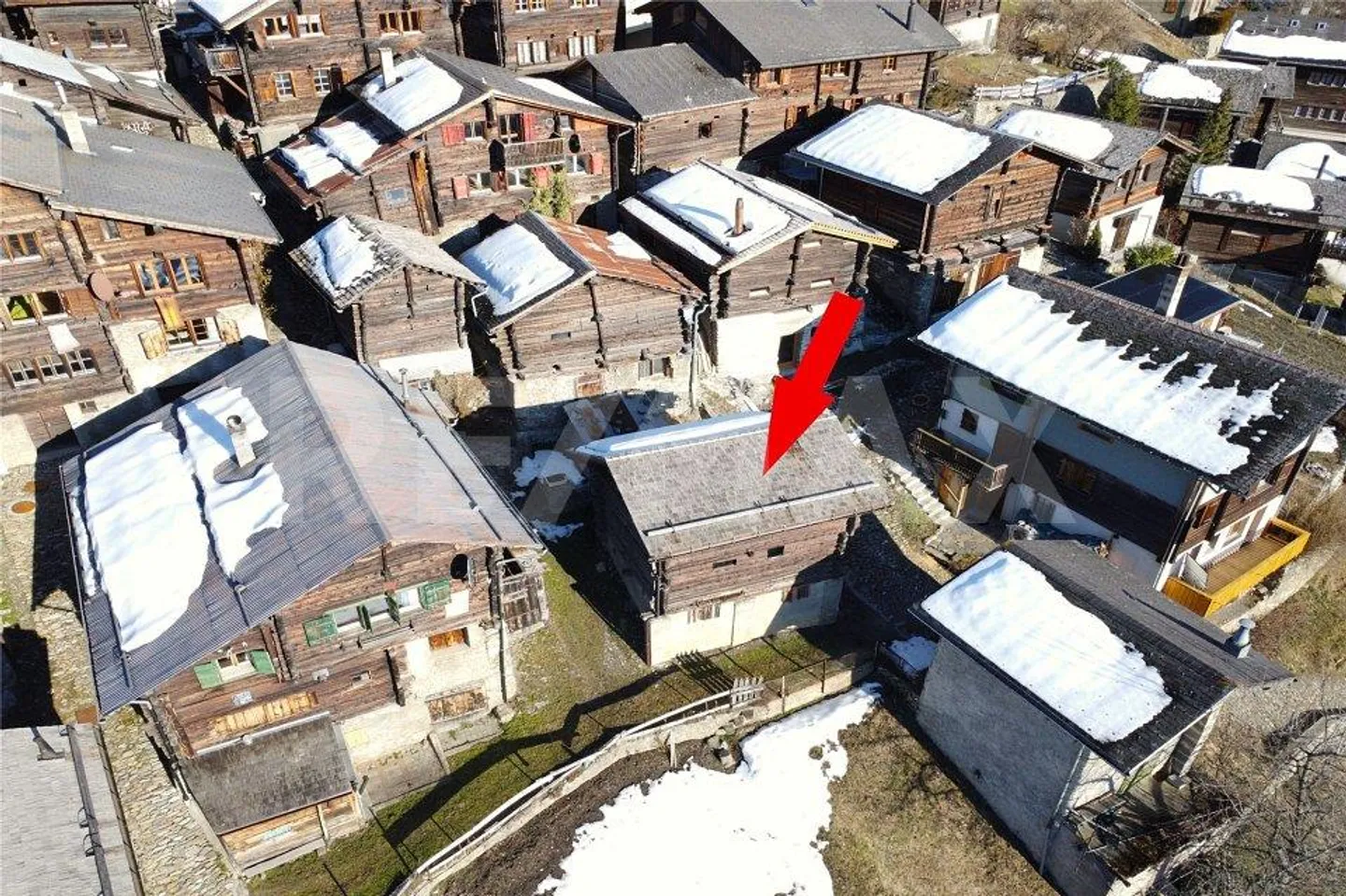 Grange charmante avec projet de rénovation approuvé à Albinen (VS) à vendre - Photo 6 sur 13
