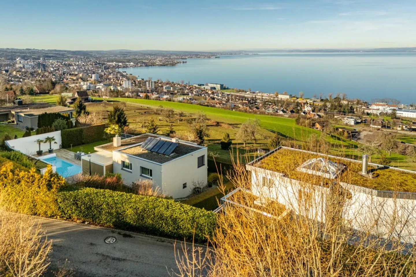 RARITÄT, UNVERBAUBAR & SEESICHT WOHIN DAS AUGE REICHT Grundstück inkl. bewilligtem Projekt für Ihre private Residenz mit höchster Privatsphäre - Foto 3 von 7