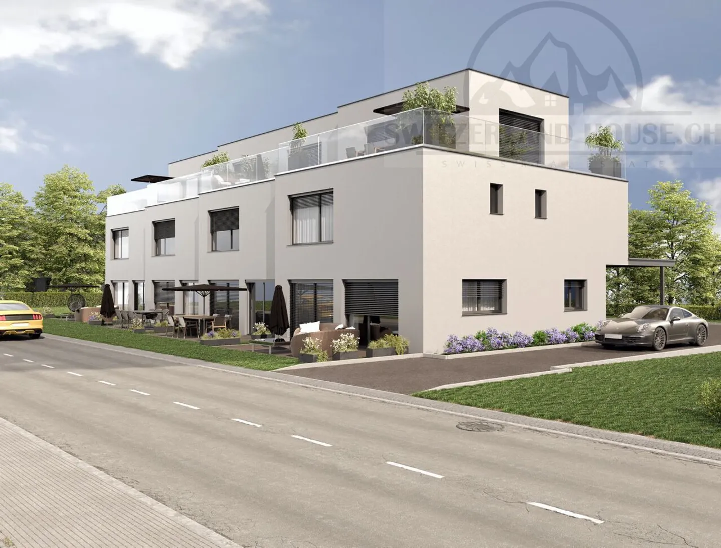 Magnifique Attikawohnung 2,5 Zimmer mit großer Terrasse in Givisiez - Foto 1 von 8