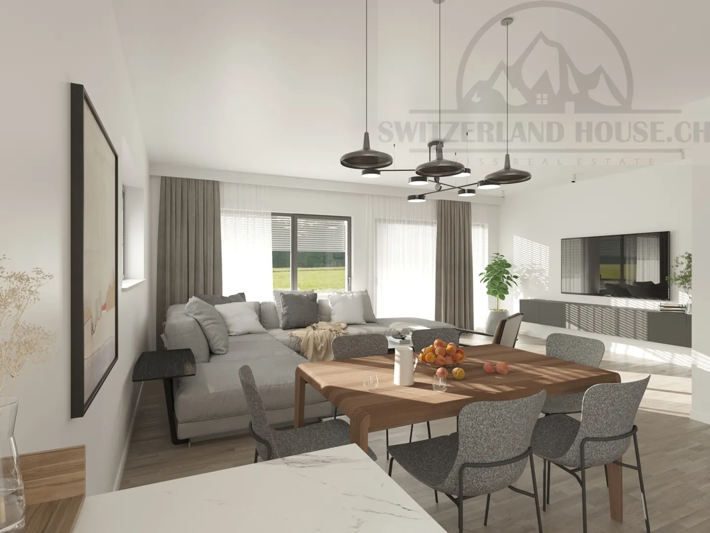 Magnifique Attikawohnung 2,5 Zimmer mit großer Terrasse in Givisiez - Foto 6 von 8