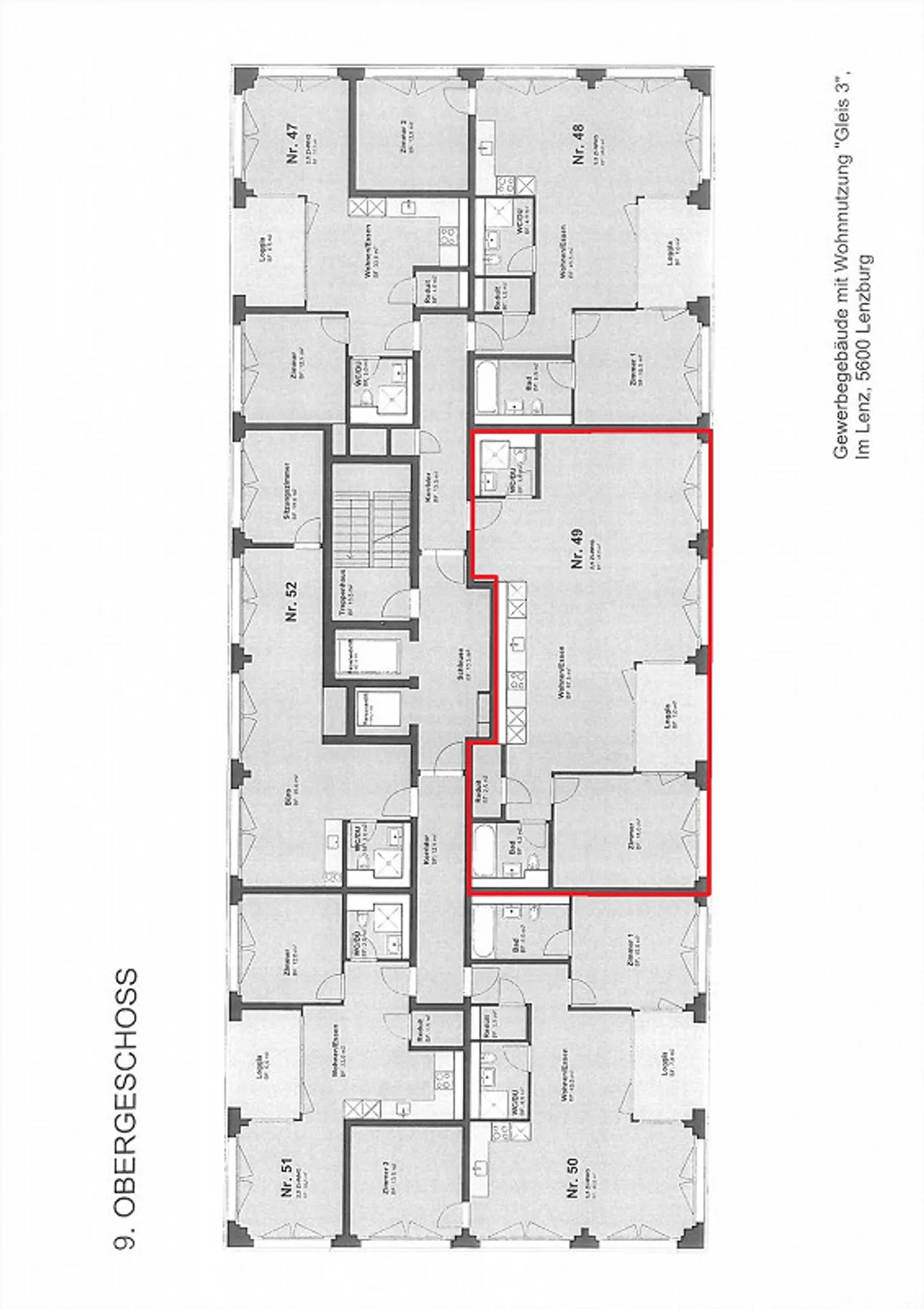 Very spacious 2.5-room apartment directly at the train station with a wide view - Photo 11 of 11