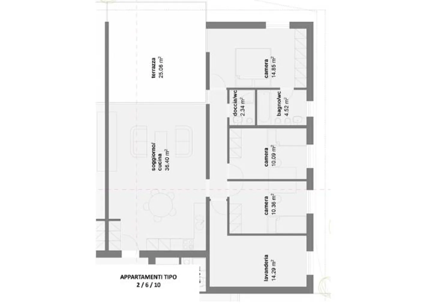 Zu vermieten: 4,5-Zimmer-Wohnung in Rivera - Foto 8 von 8