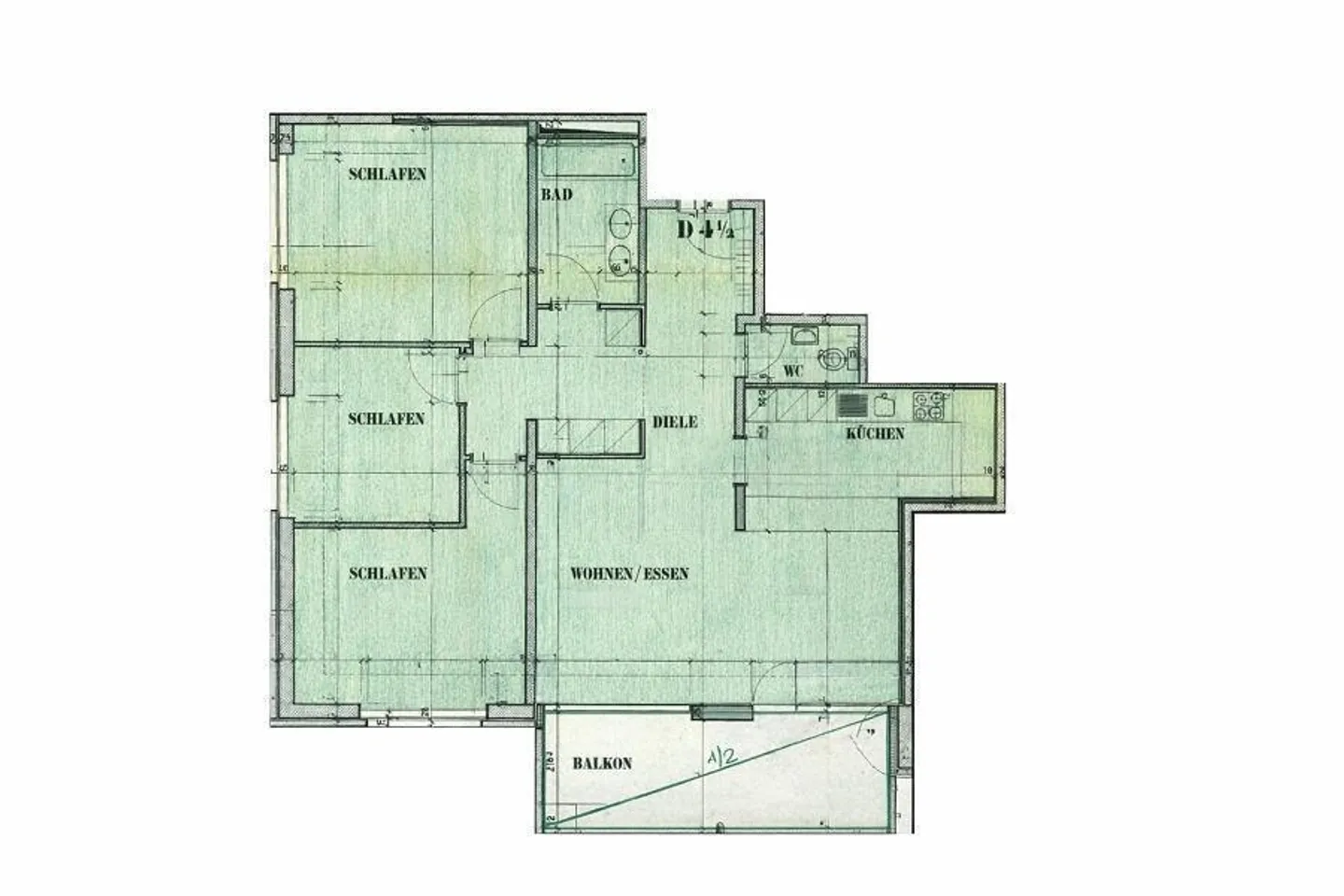 Gemütliche 4.5-Zimmerwohnung - Foto 2 von 6