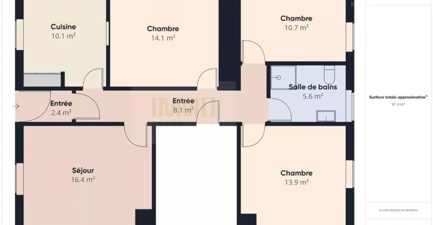 Charming 4.5-room apartment in Bourg-Saint-Pierre - Photo 6 of 6
