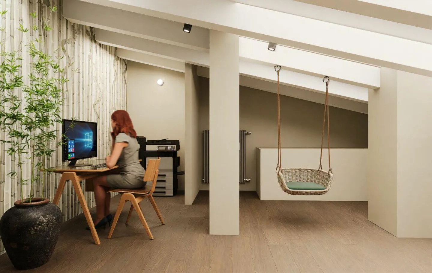 Duplex Luminoso e Tranquillo con Camino ad Ascona / Helle und Ruhig... - Foto 12 di 13