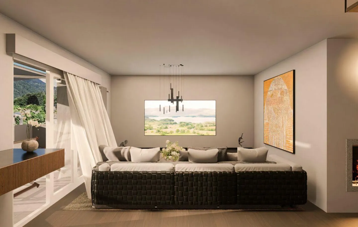 Duplex Luminoso e Tranquillo con Camino ad Ascona / Helle und Ruhig... - Foto 5 di 13