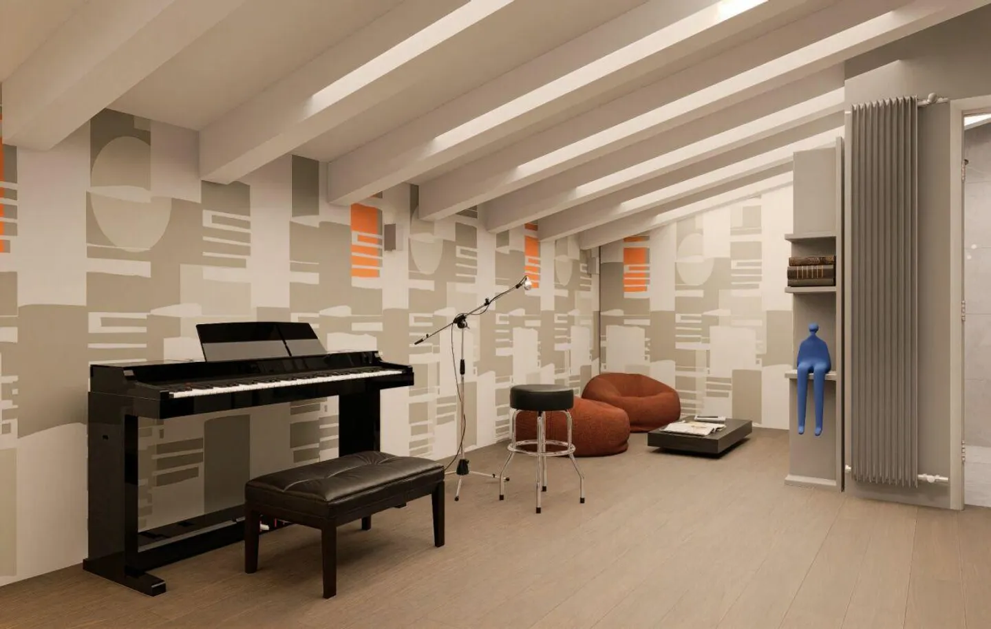 Duplex Luminoso e Tranquillo con Camino ad Ascona / Helle und Ruhig... - Foto 8 di 13