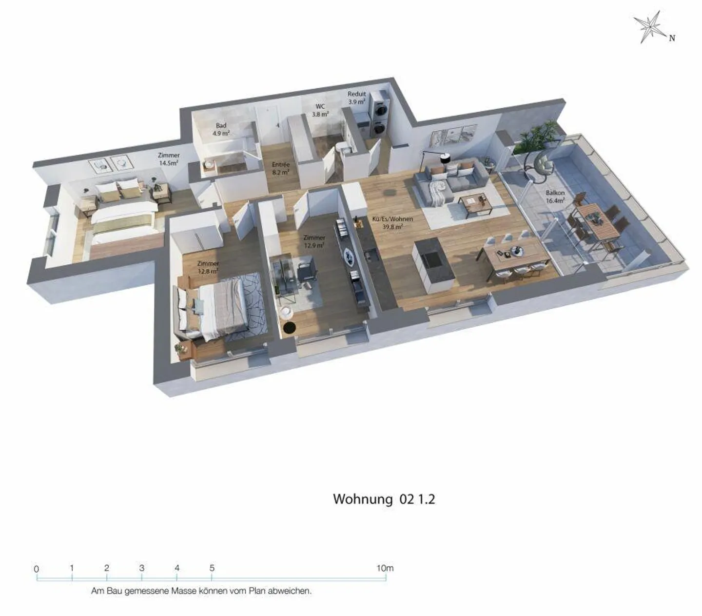 Appartamento 4.5 stanze B 1.2 - Foto 13 di 13