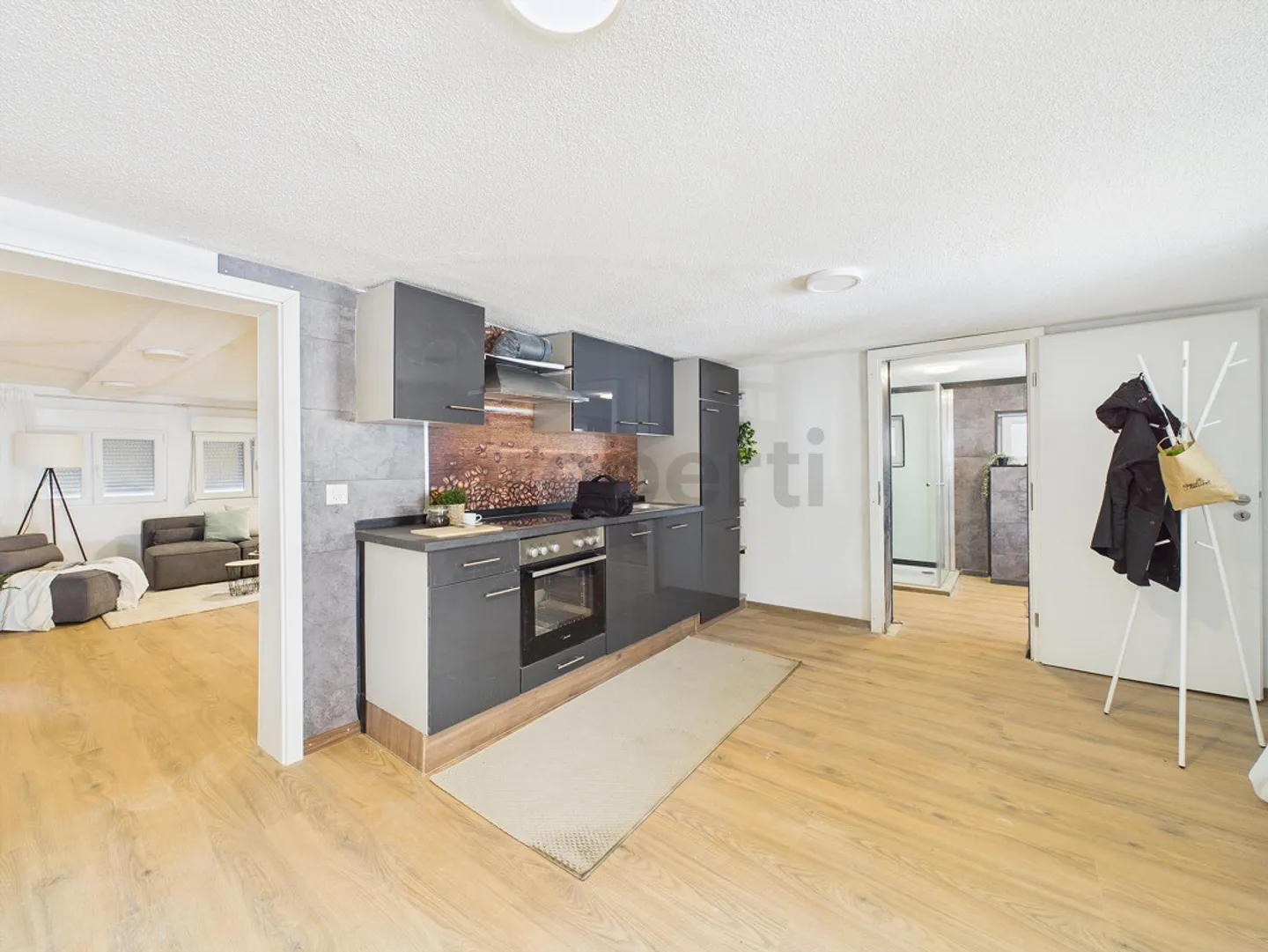 Charmante 4.5-Zimmer-Wohnung in historischem Gebäude in Steg VS - Foto 2 von 15