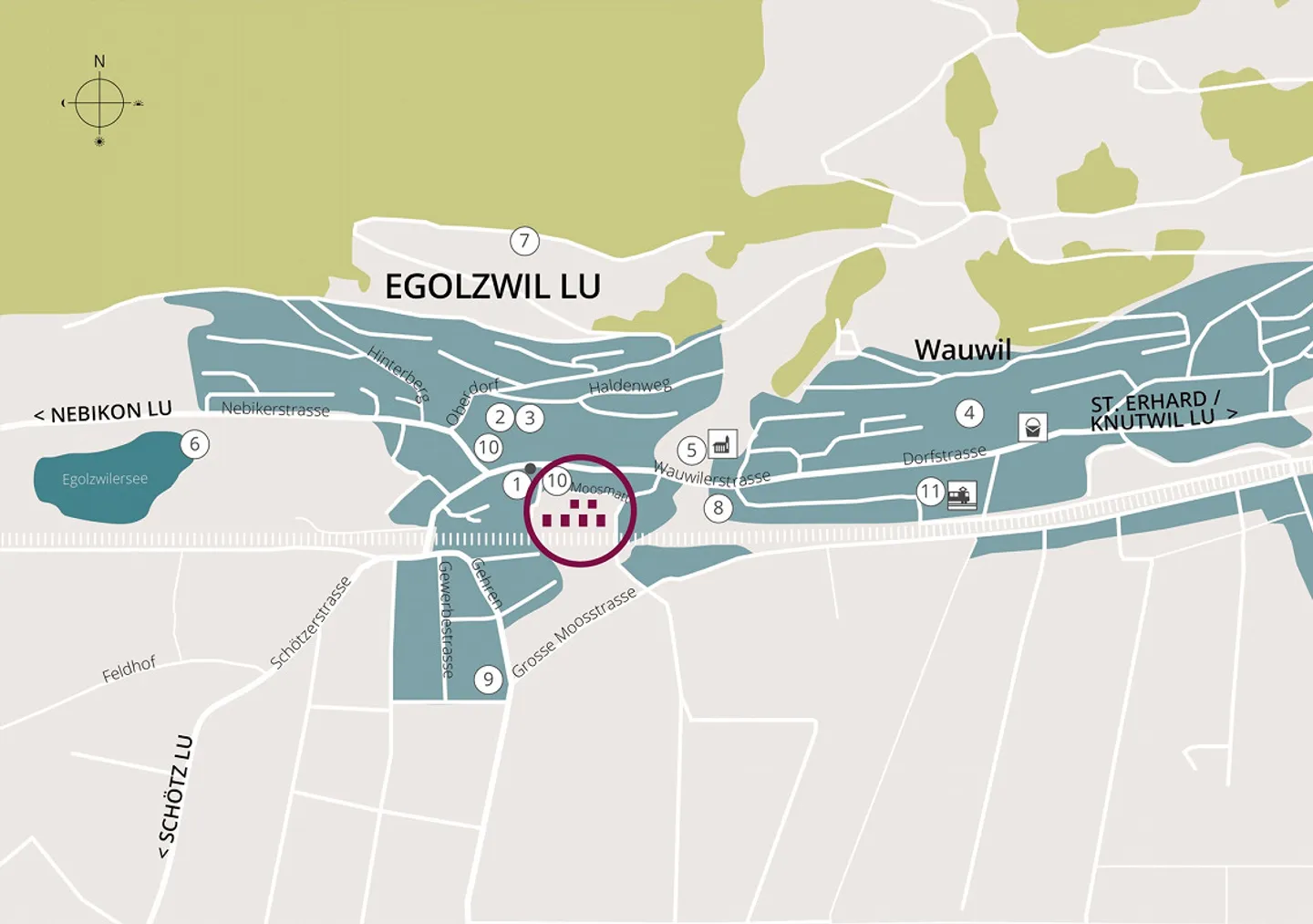 Sécurisez une place de parking dans le garage souterrain - situé au centre d'Egolzwil - Photo 6 sur 7