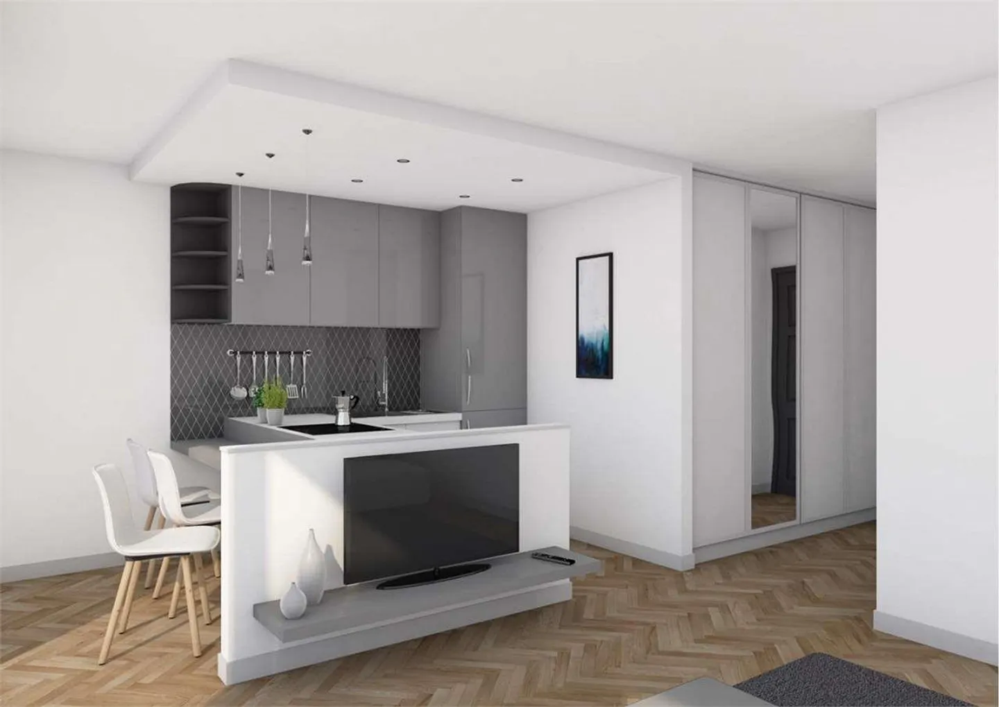 Stunning 1.5-room apartment in Bioggio - Photo 3 of 4