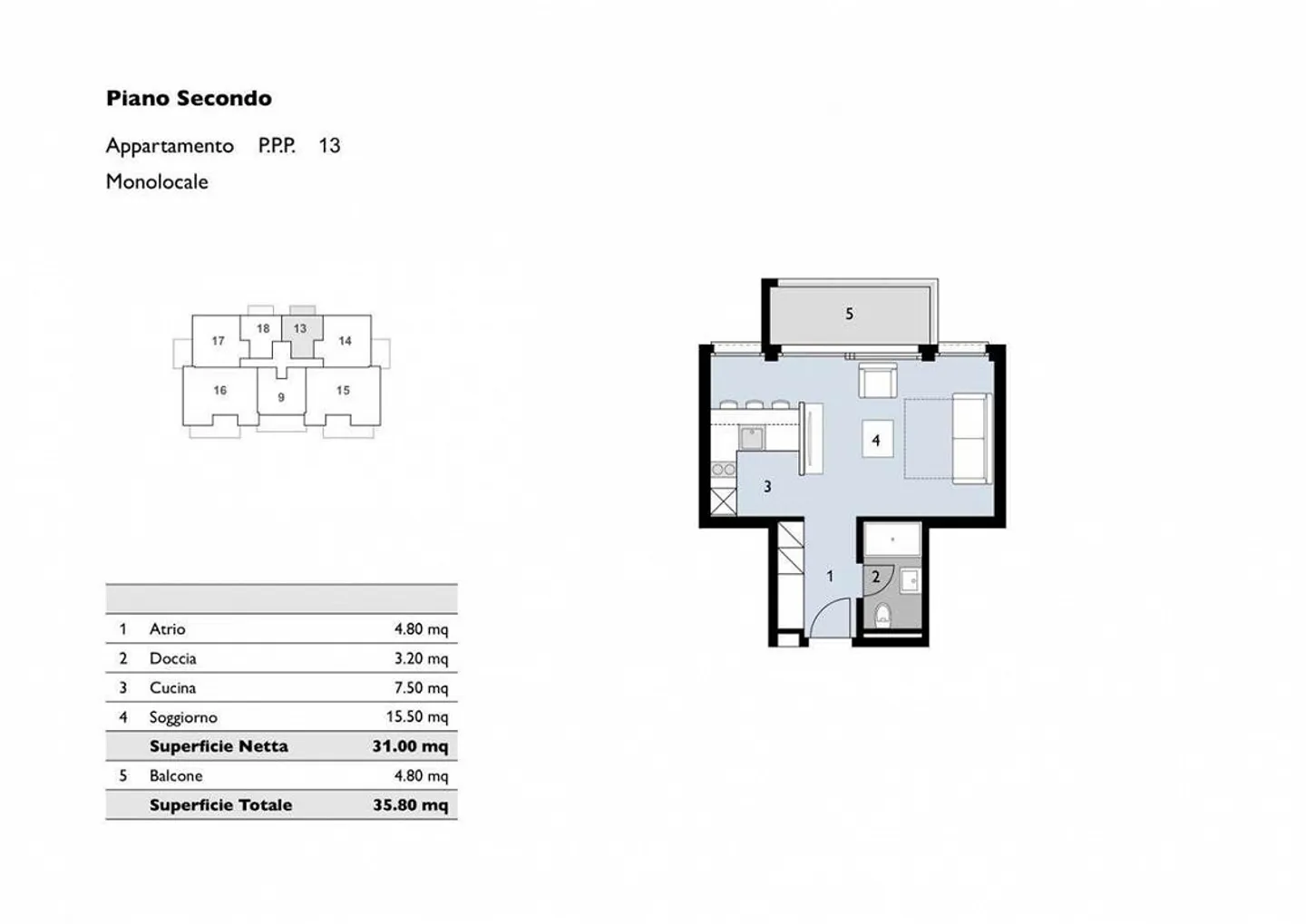 Stunning 1.5-room apartment in Bioggio - Photo 4 of 4