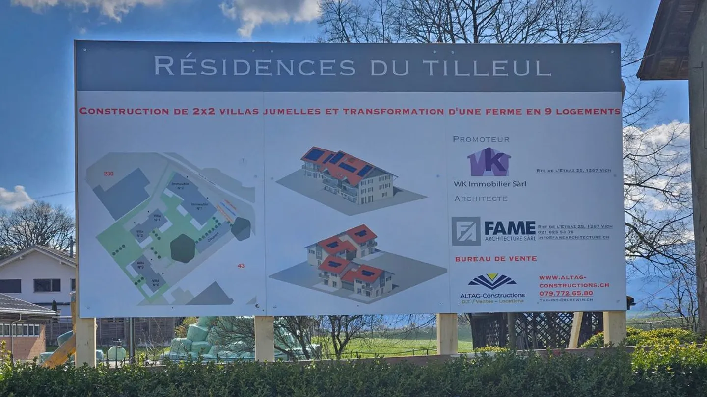 4 villas jumelées par les garages neuves à vendre à Grens dès CHF 1'950'000.- - Photo 8 of 8