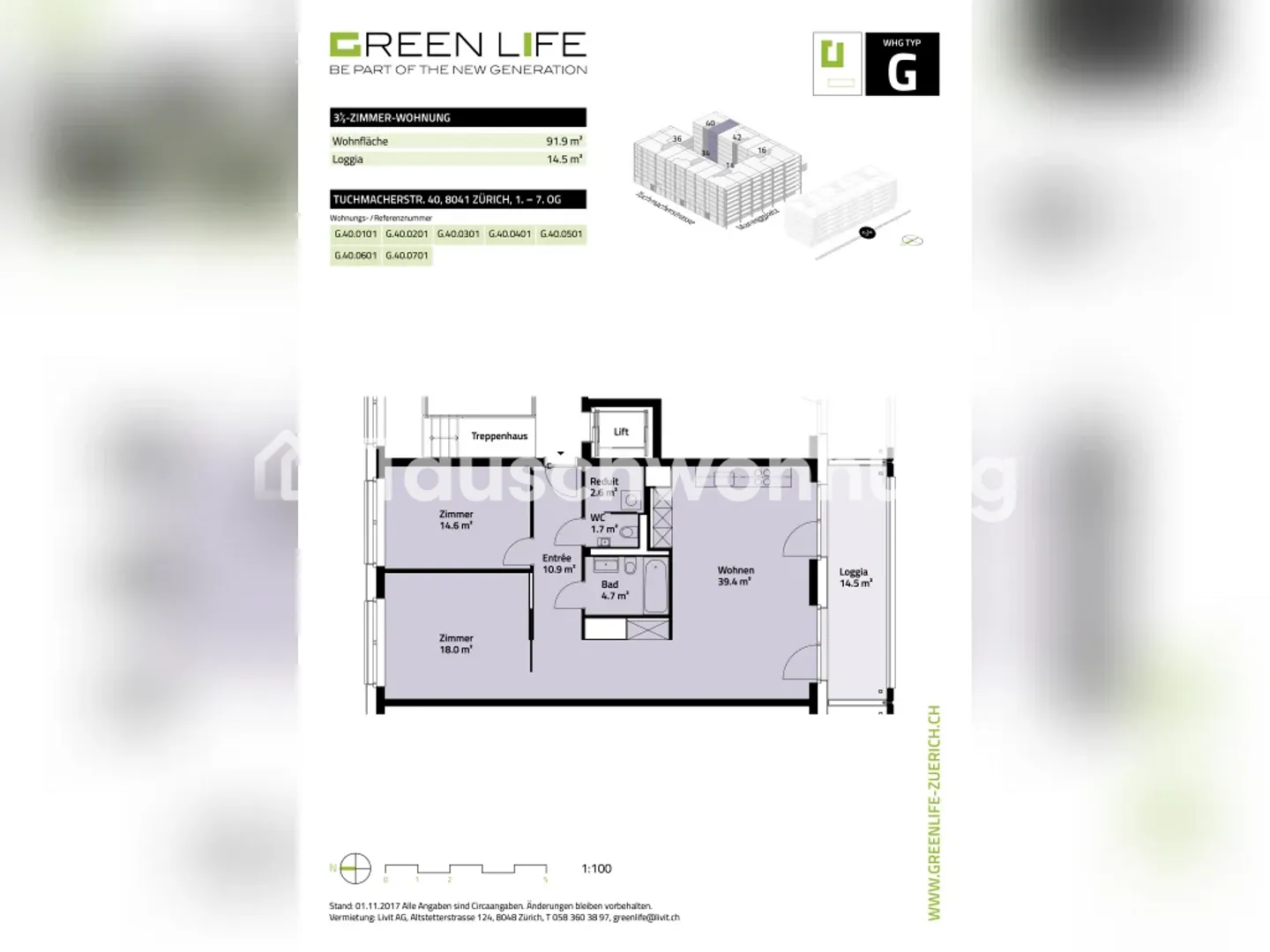 Moderne 3.5 pièces 92m² à Manegg (District 2) : Recherche de réduction - Photo 13 sur 13