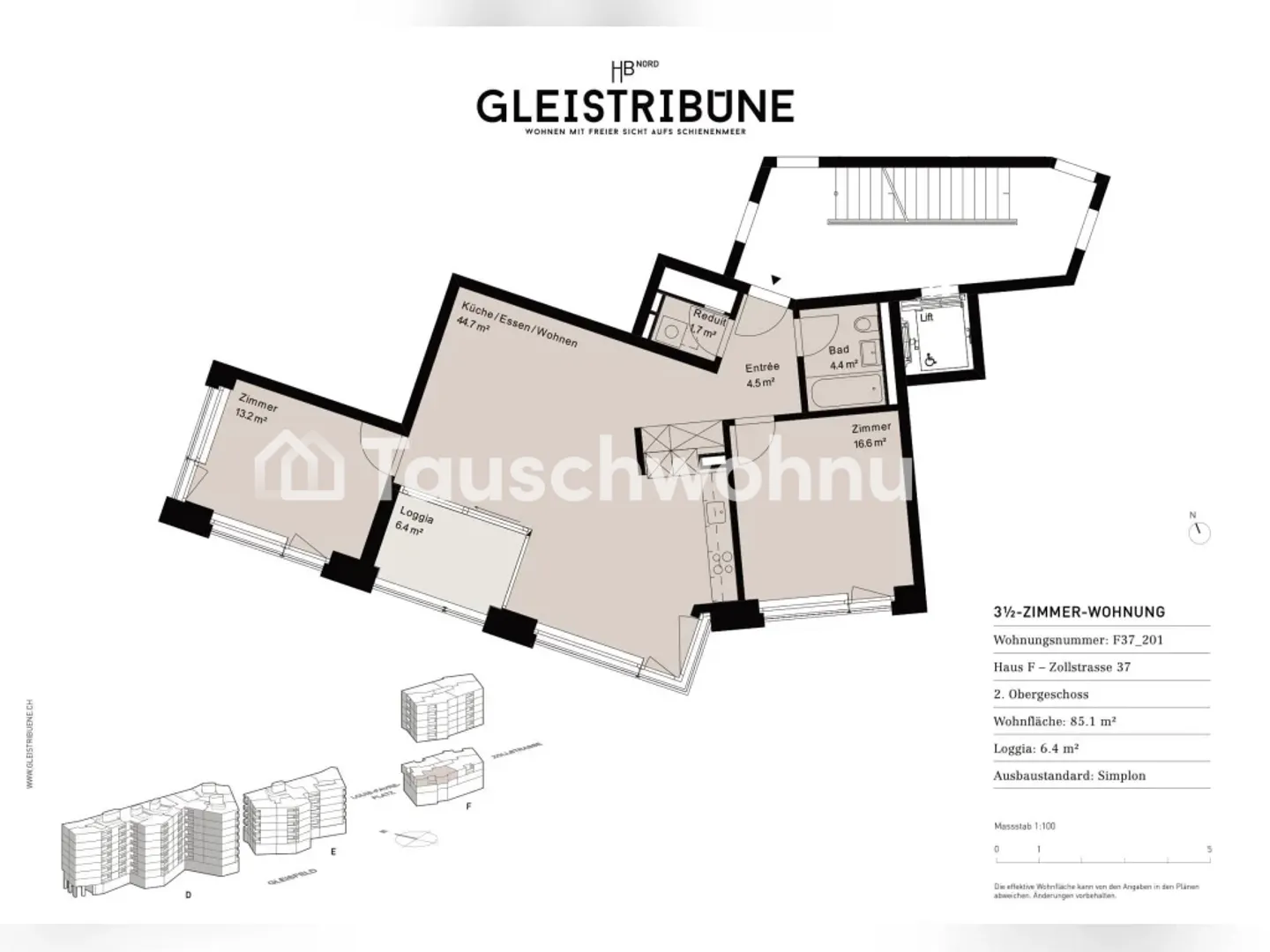 Appartement moderne dans un emplacement central près de Zurich HB (K5) - Photo 7 sur 7