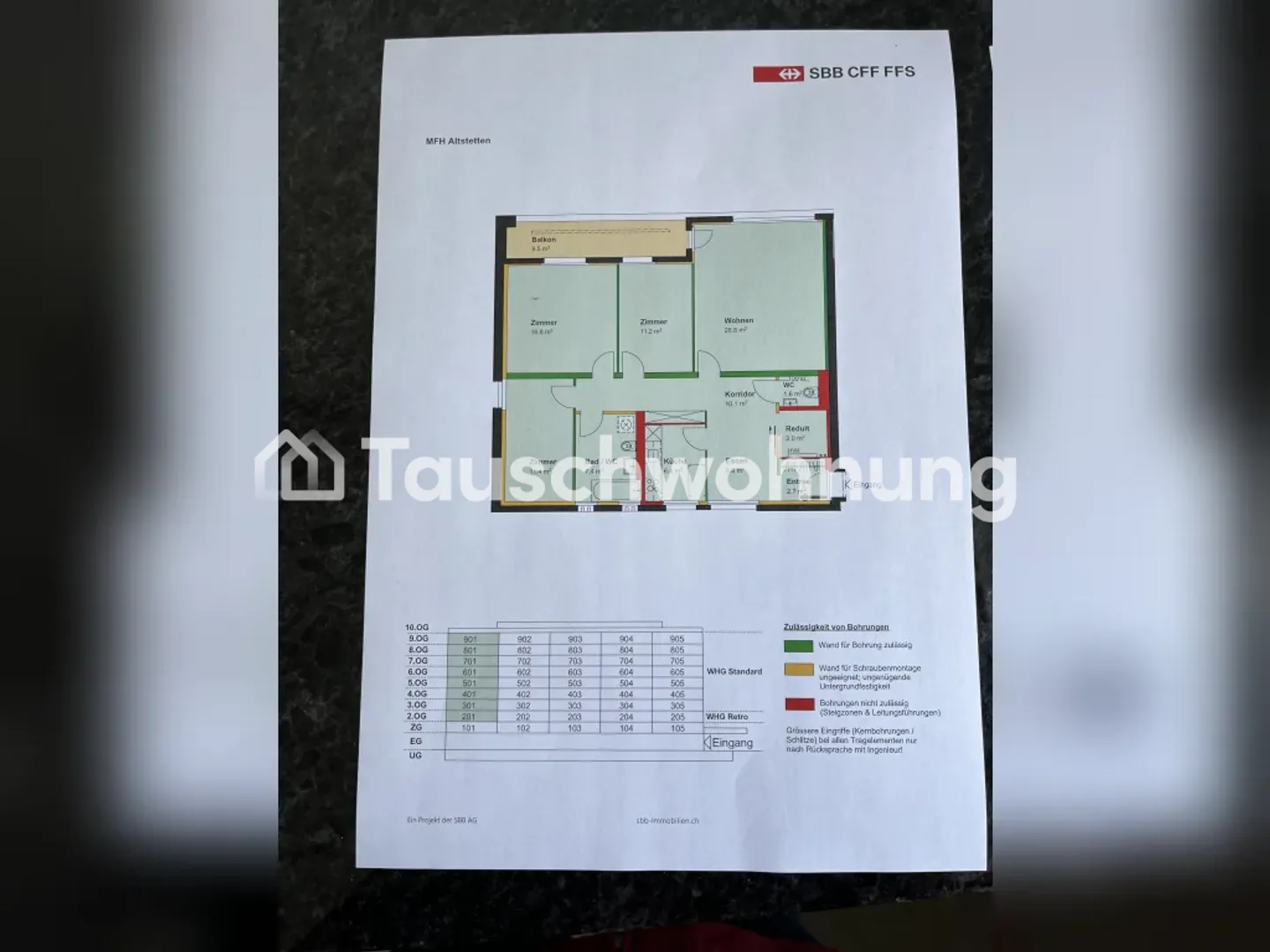 Geräumige Wohnung in Altstetten - Foto 6 von 6