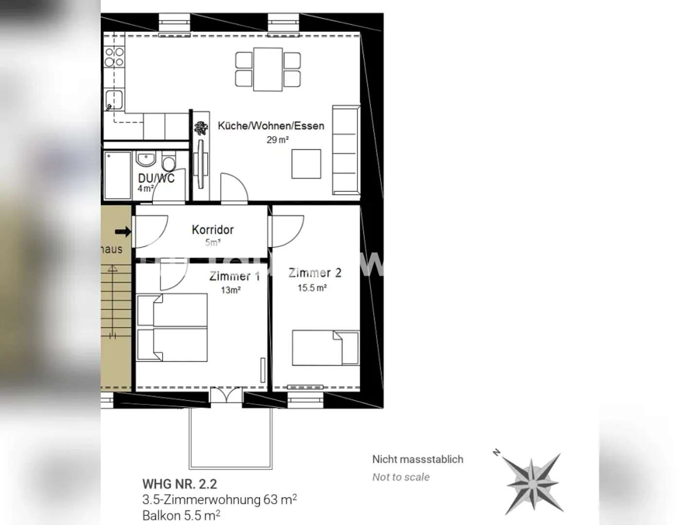 Échange d'appartement à Zurich : Découvrez le quartier 3 - Photo 1 sur 11