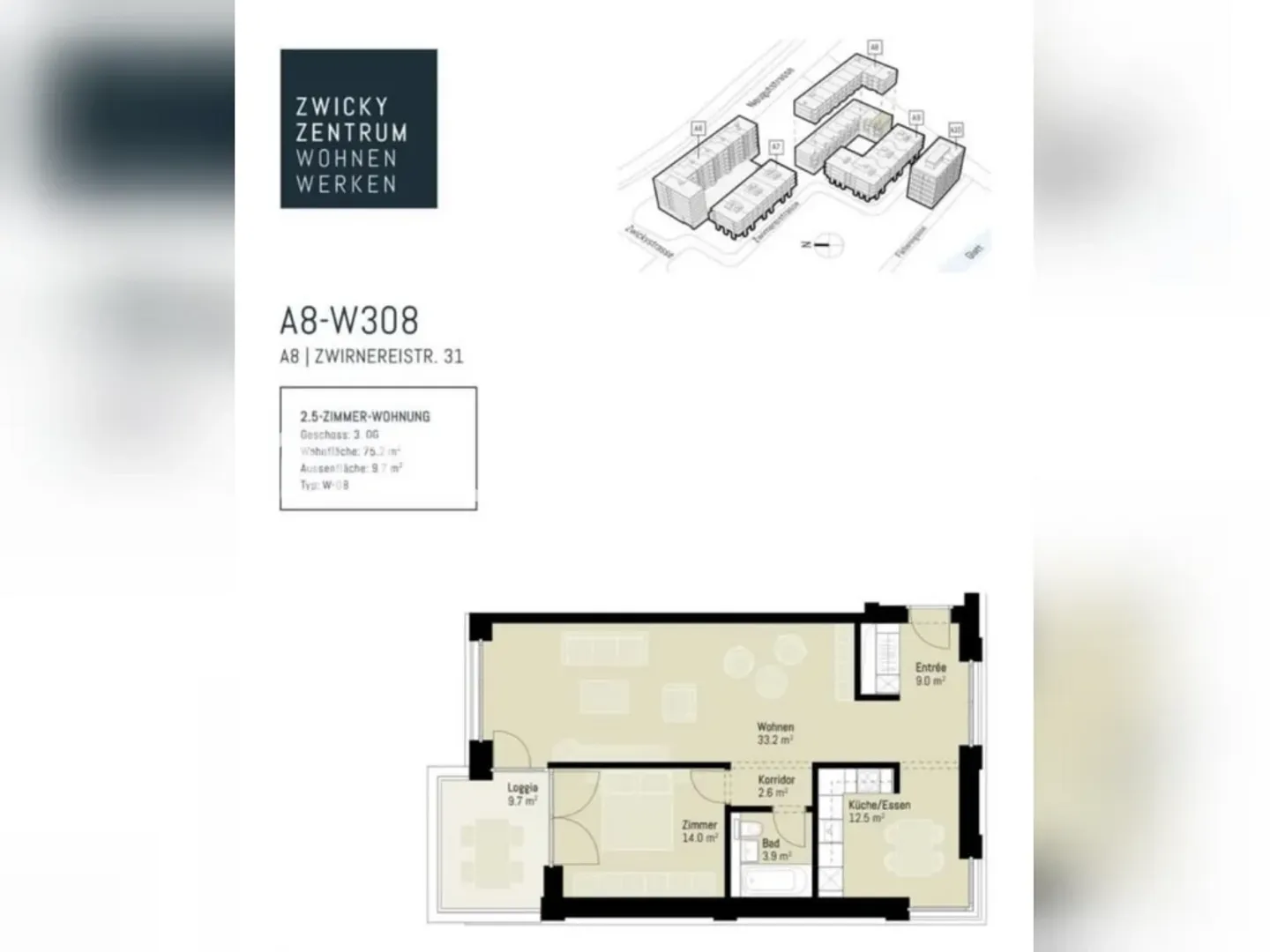 Recherche appartement 3 pièces à Oerlikon, échange à Wallisellen - Photo 1 sur 6