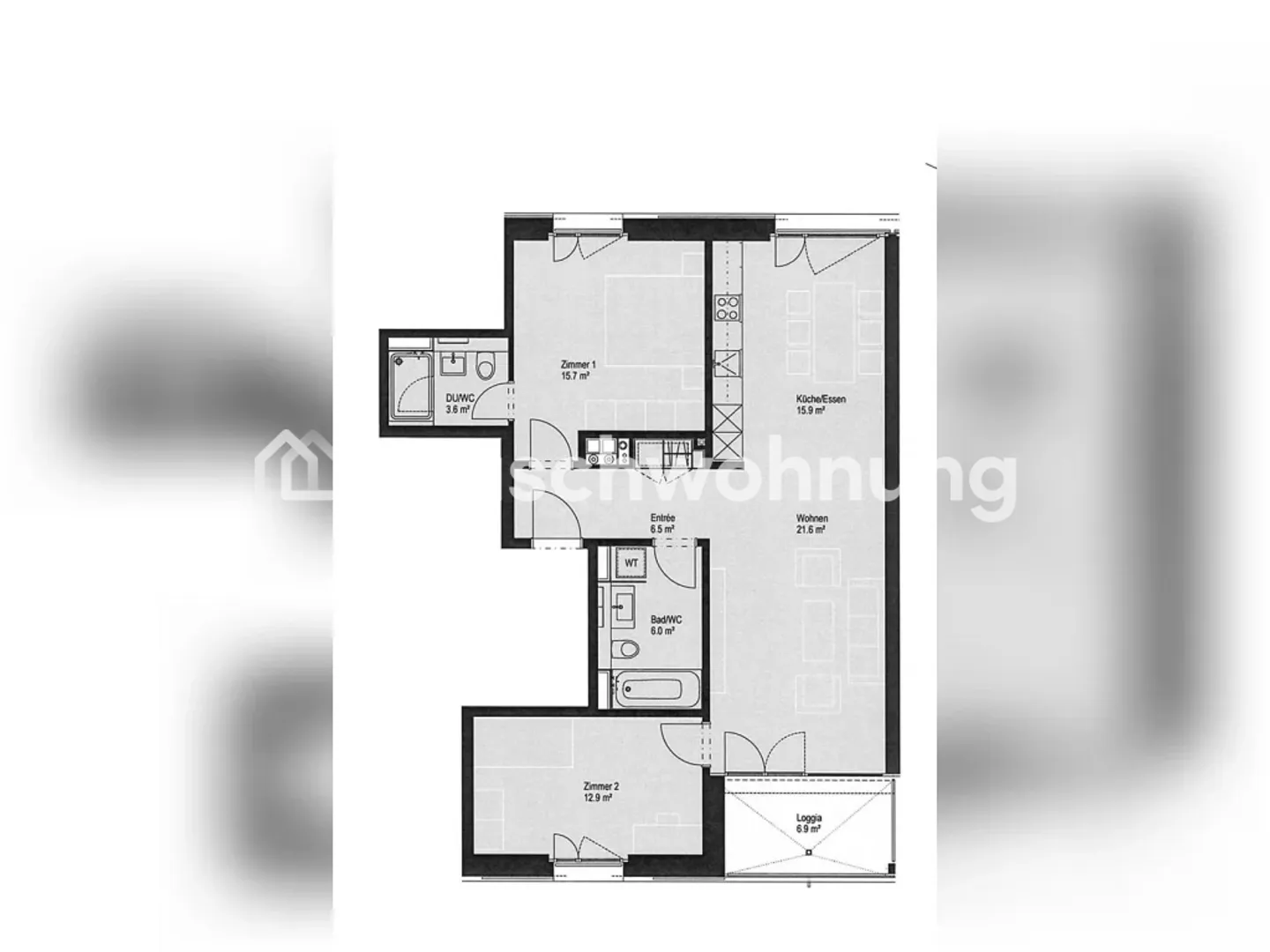 Gemütliche 3.5-Zimmer-Wohnung - Foto 1 von 2
