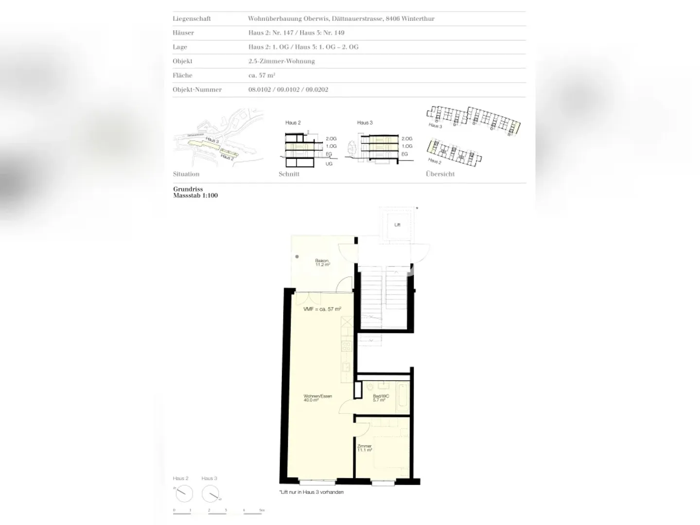Tausche 2.5-Zimmer-Flat in Winterthur, Dättnau - Photo 2 of 5