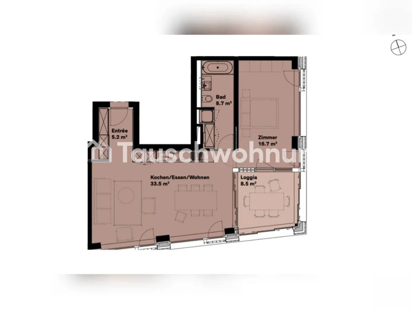 Europaallee 2.5-room apartment for exchange larger - Photo 1 of 2