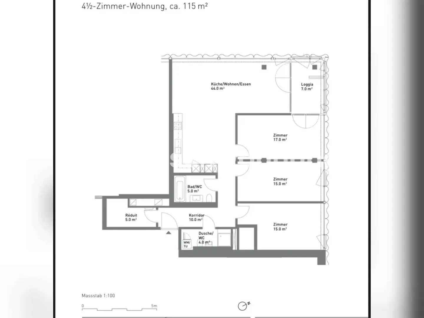 Quartier 5 : Appartement moderne de 4,5 pièces pour 2,5 pièces dans la ville de Zurich - Photo 11 sur 11