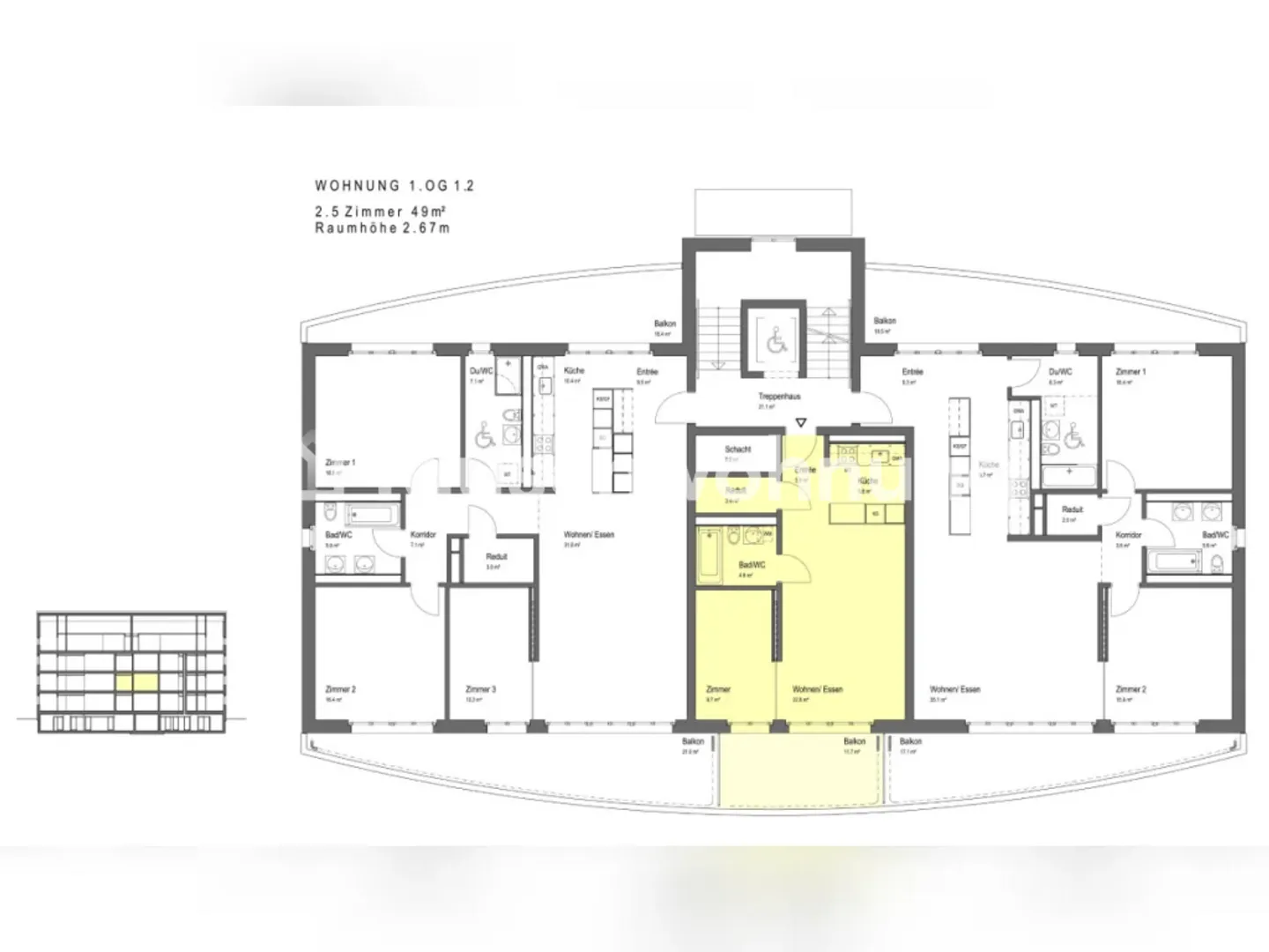 Zürich-Circle 9: Cozy 2.5-Room Apartment - Photo 1 of 11
