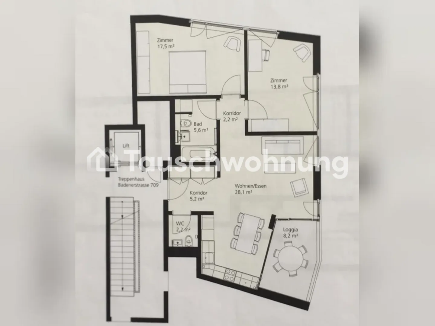 Moderne 3.5-Zi.-Wohnung im Kreis 9 gegen 4.5+ Zi. - Photo 4 of 4