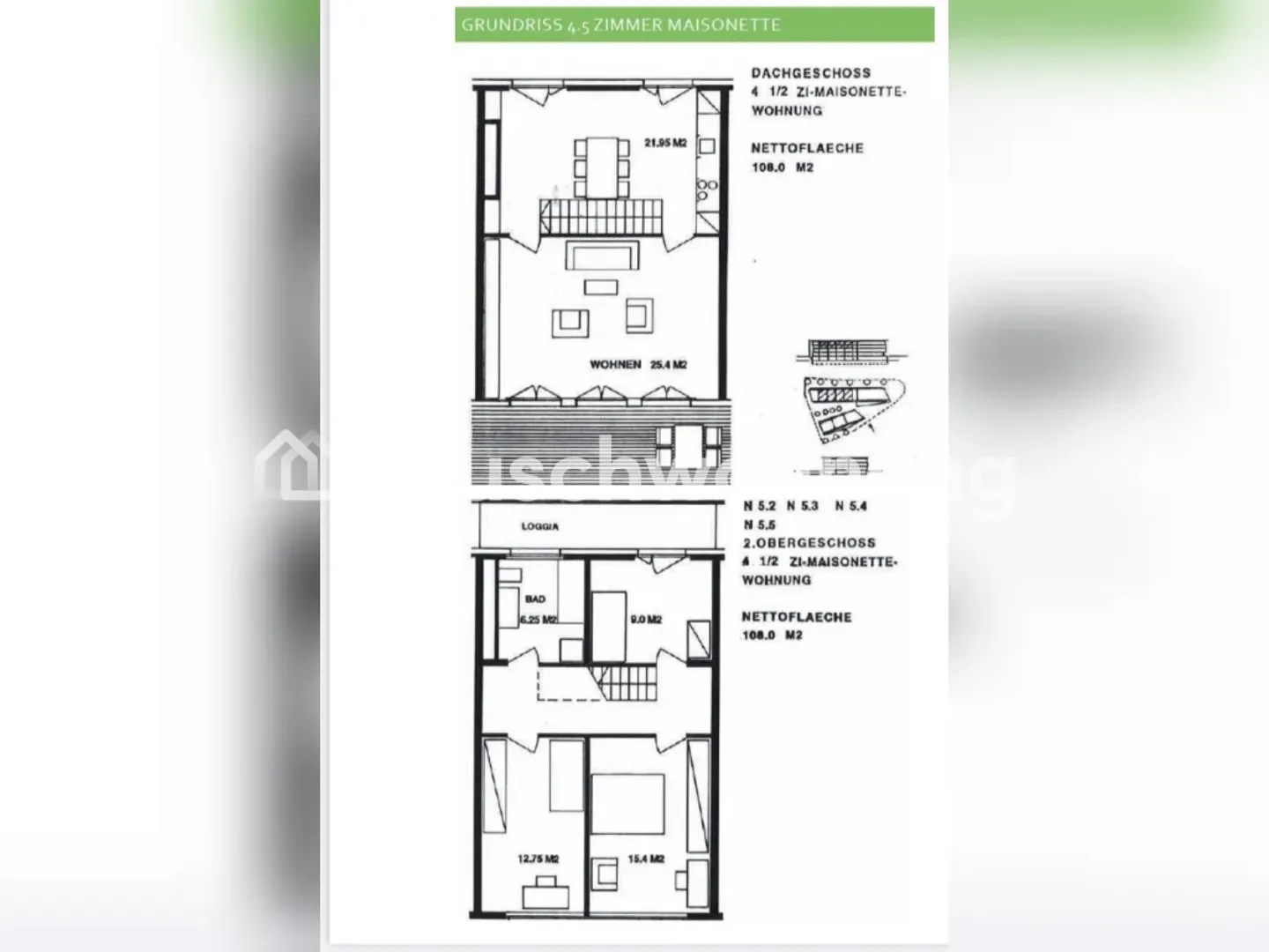 Geräumige Maisonette in Oberengstringen - Foto 1 von 1