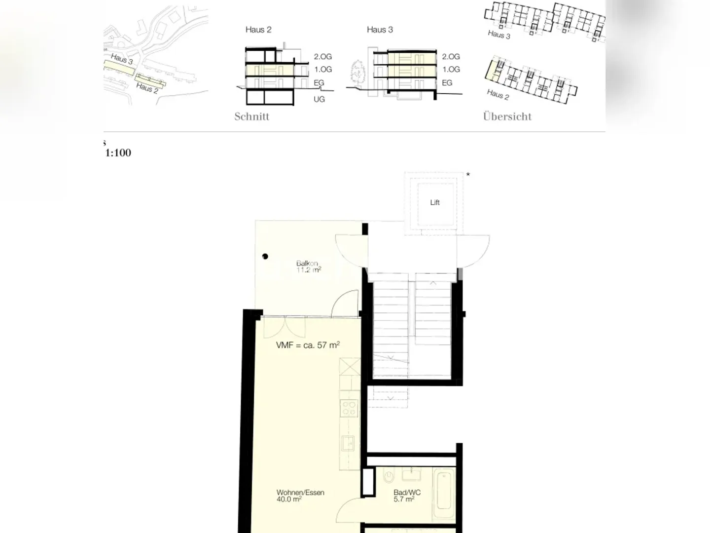 Tausche 2.5-Zimmer-Flat in Winterthur, Dättnau - Photo 1 of 5