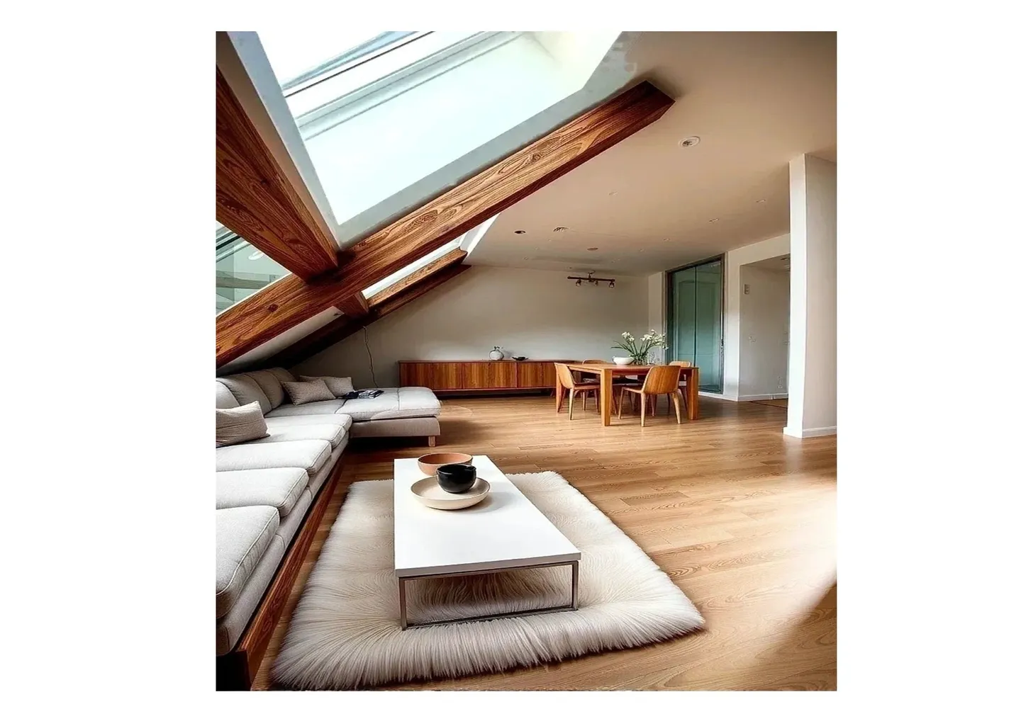Charmante renovierte 3-Zimmer-Duplexwohnung im Stadtzentrum von Porrentruy - Foto 1 von 5