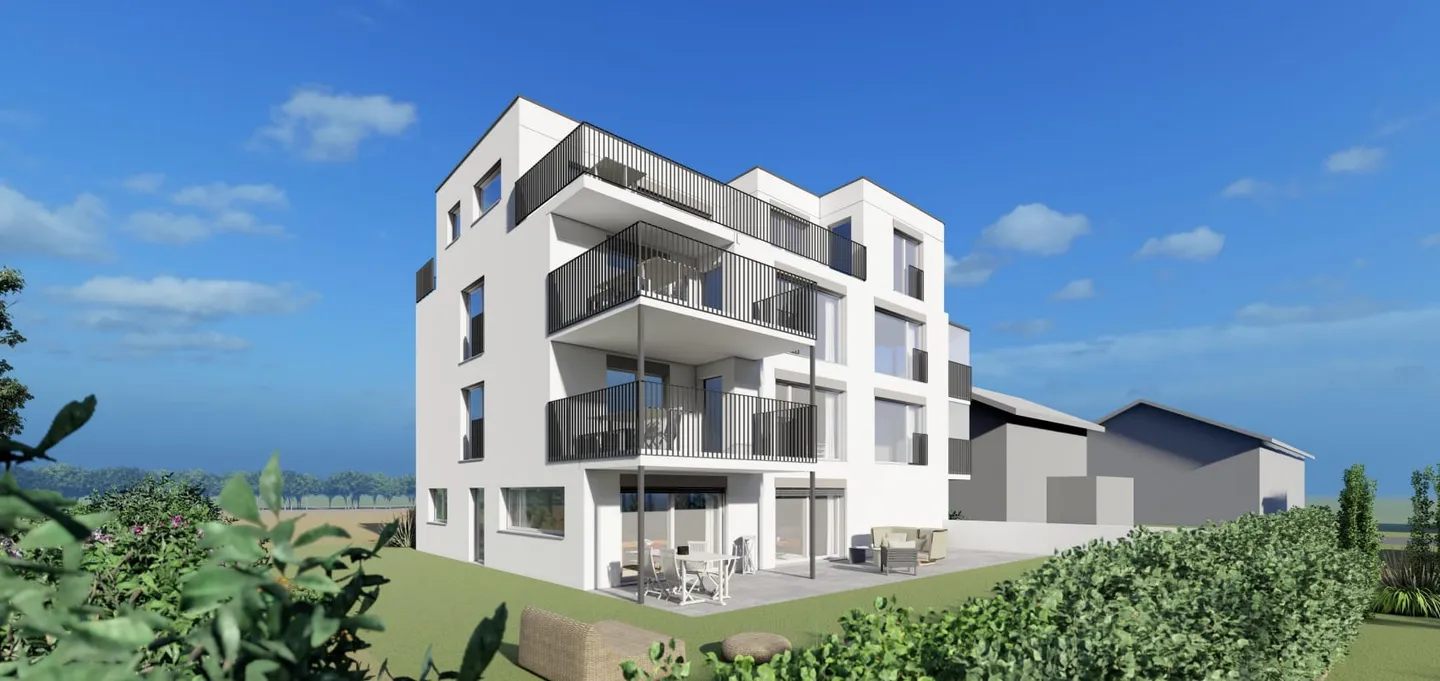 Bauland mit bewilligtem MFH-Projekt in Wiesendangen kaufen - Photo 2 of 11