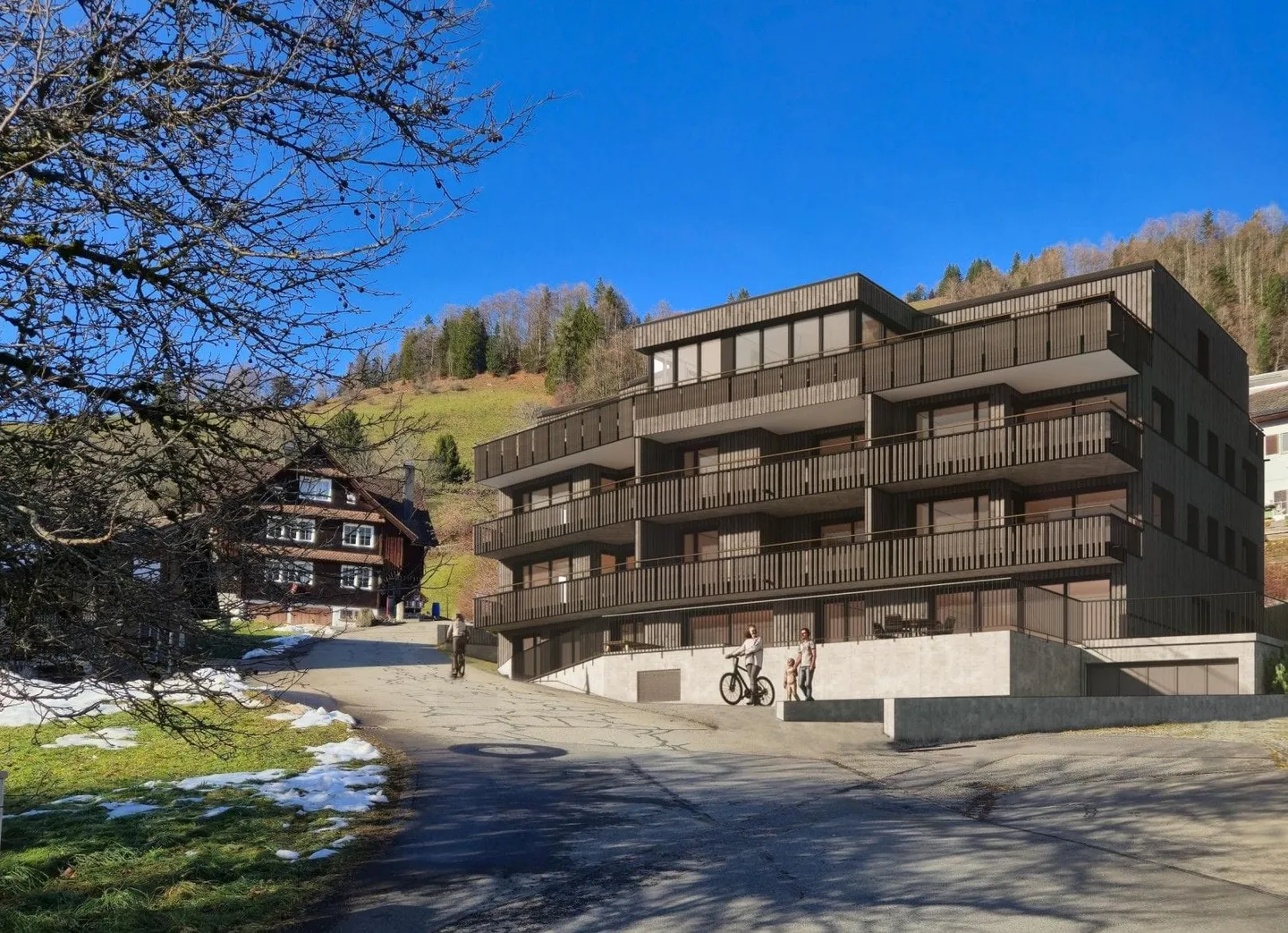 5.5-room ground floor apartment with large garden in Euthal for sale - Photo 1 of 6