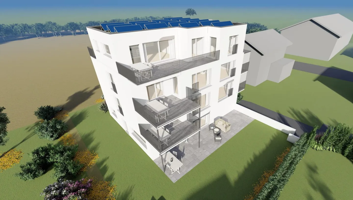 Bauland mit bewilligtem MFH-Projekt in Wiesendangen kaufen - Photo 4 of 11