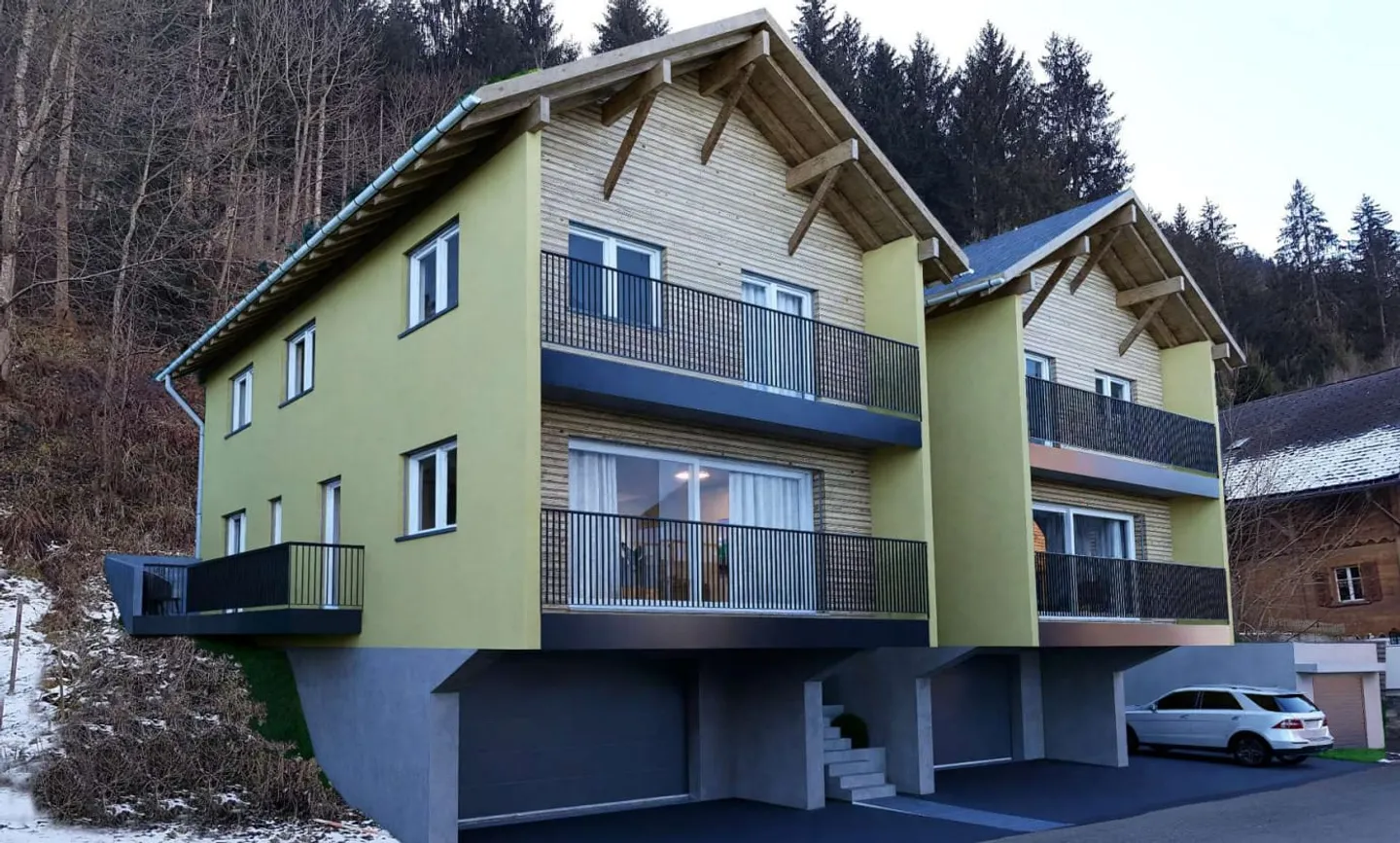 Acheter deux maisons individuelles de 5,5 pièces avec balcon à Tavanasa - Photo 1 sur 7