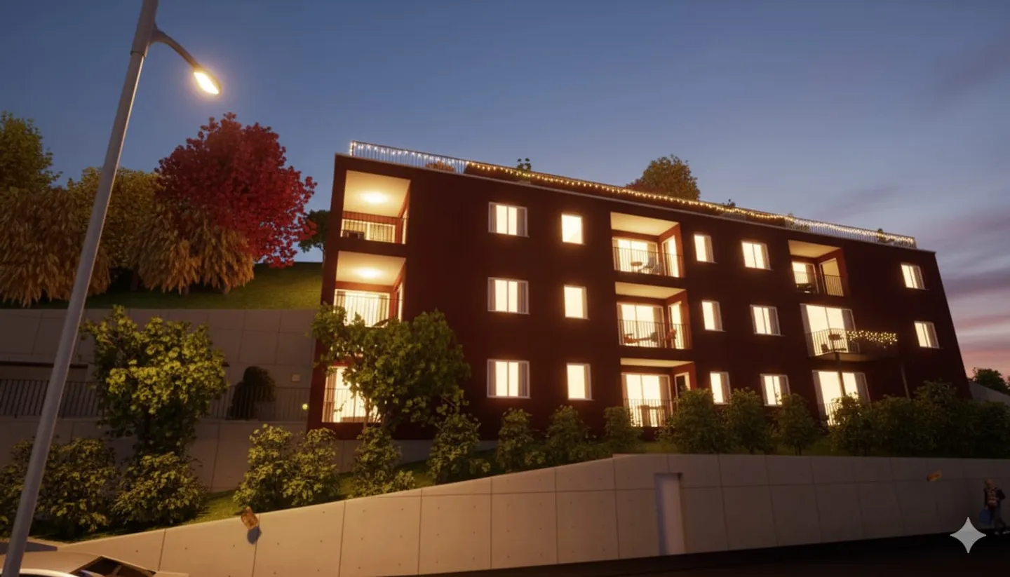 Attico di 4,5 stanze con grande terrazza sul tetto in vendita a Bärau - Foto 6 di 6