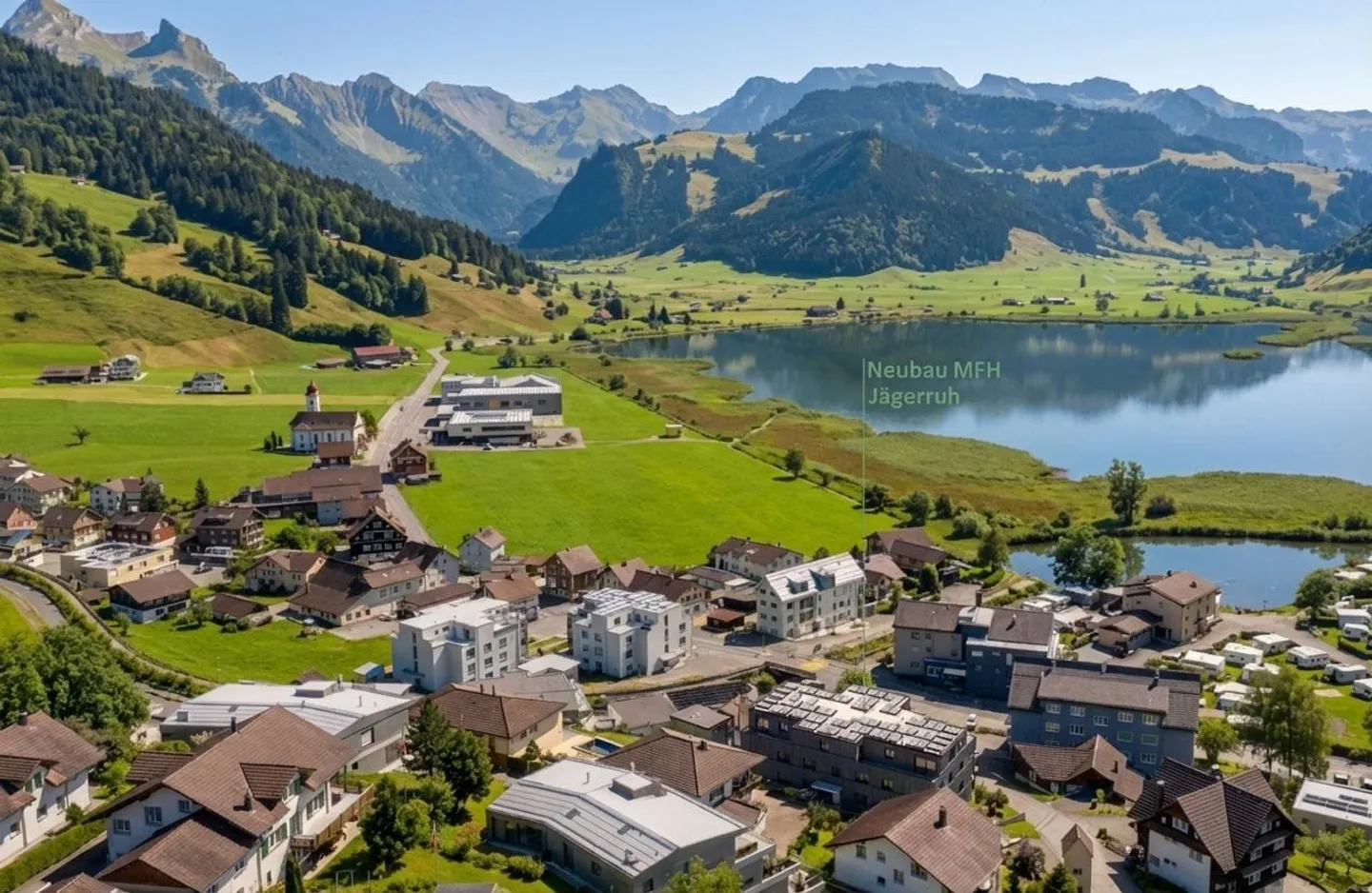 Appartement de jardin 5,5 pièces avec vue sur le lac à Euthal - acheter - Photo 4 sur 6