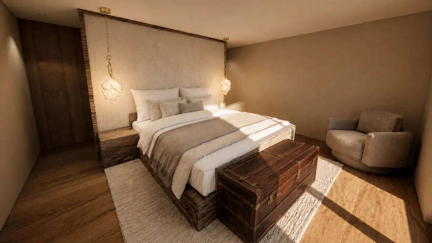 Außergewöhnliches Renovierungsprojekt: Unabhängiges Chalet in der Nähe des Zentrums von Crans mit großem Potenzial - Foto 7 von 8