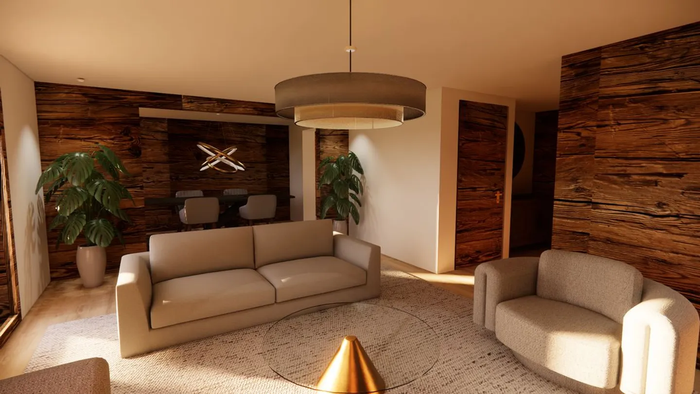 Exclusive full renovation project of a chalet located 15 minutes on foot from the centre of Crans - Photo 3 of 5