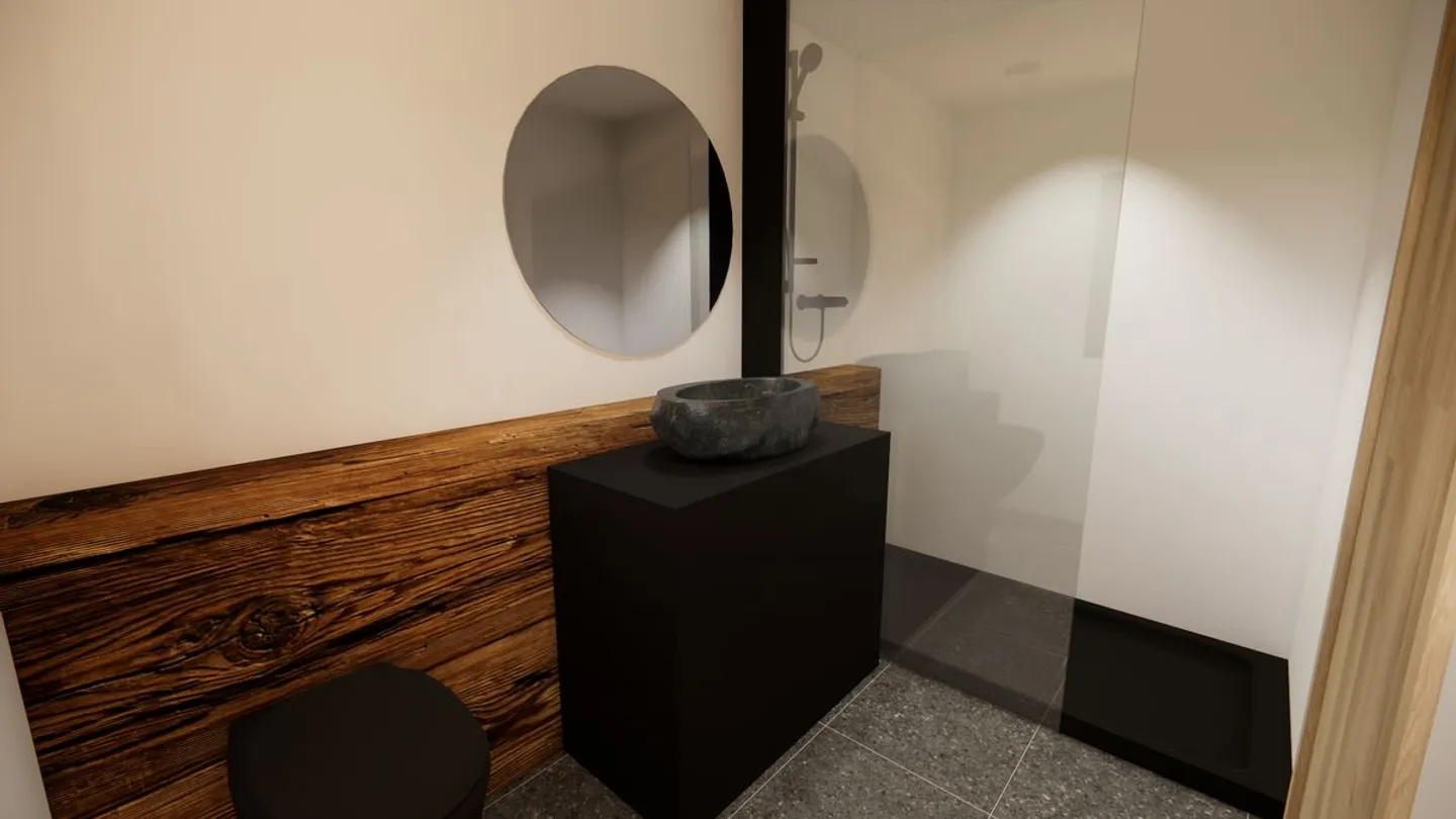 Exclusive full renovation project of a chalet located 15 minutes on foot from the centre of Crans - Photo 4 of 5