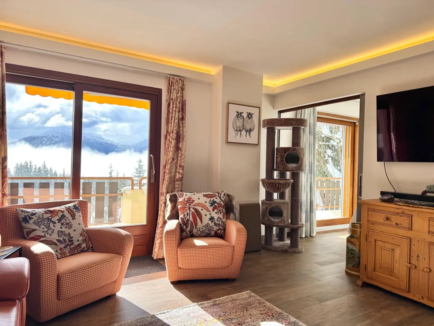 Magnifico appartamento 5.5p, Ski-In / Ski-Out, ai piedi degli impianti di risalita dell'Arnouva - Foto 3 di 13