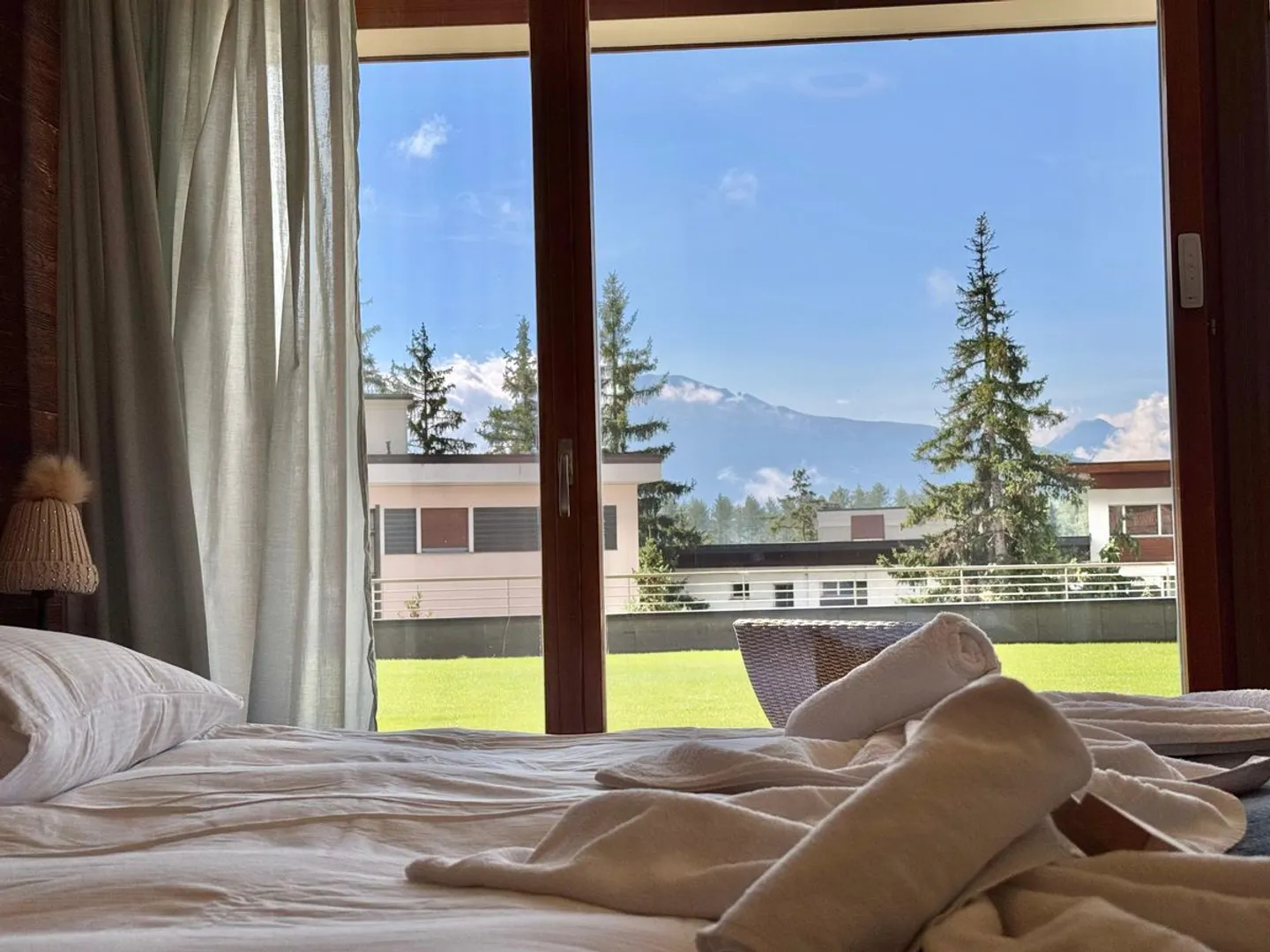 2,5-Zimmer-Wohnung in SI nur wenige Schritte vom Zentrum von Crans - hell mit schönem Blick und Garten - Foto 13 von 13