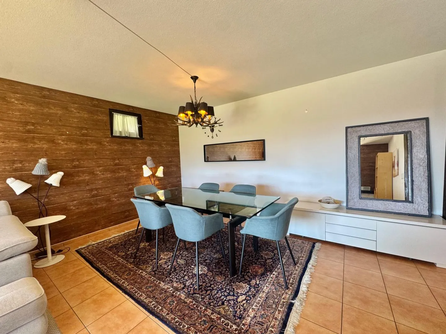 Appartement 2.5 en SI à deux pas du centre de Crans - lumineux avec belle vue et jardin  - Photo 4 sur 13