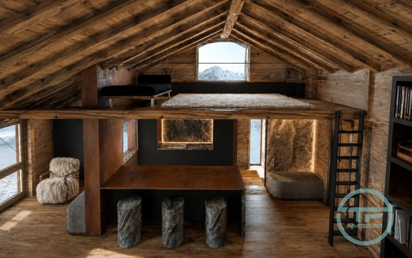 Exceptional Renovation Project: Independent Chalet Close to the Center of Crans with Great Potential - Photo 6 of 8