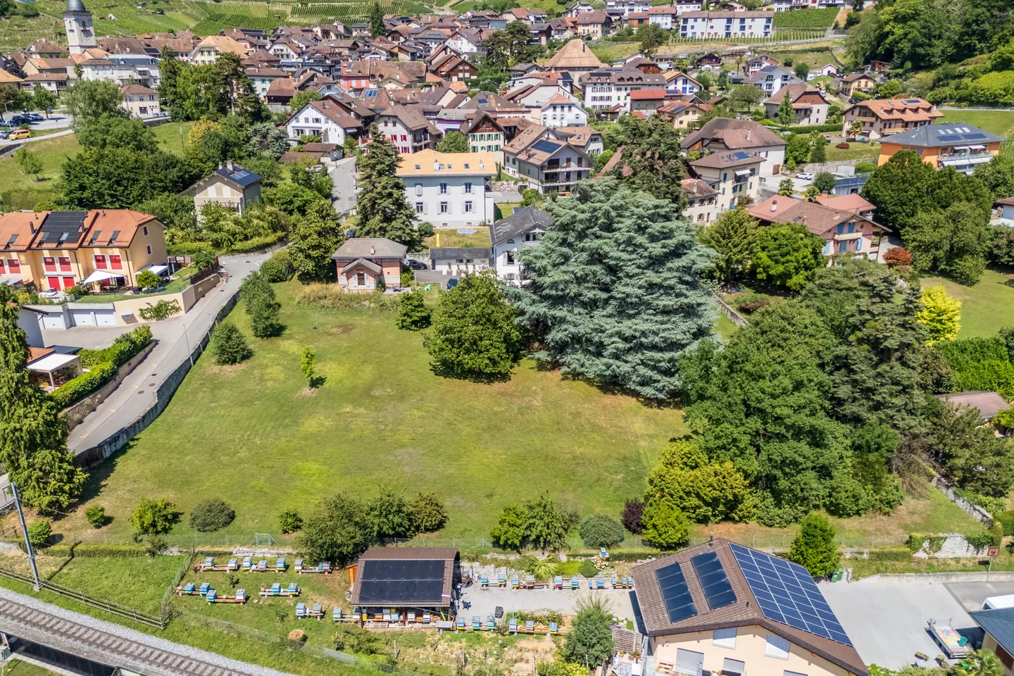 OLLON - TERRENO EDIFICABILE - PERMESSO IN VIGORE - LIBERO DA MANDATO - Foto 3 di 3