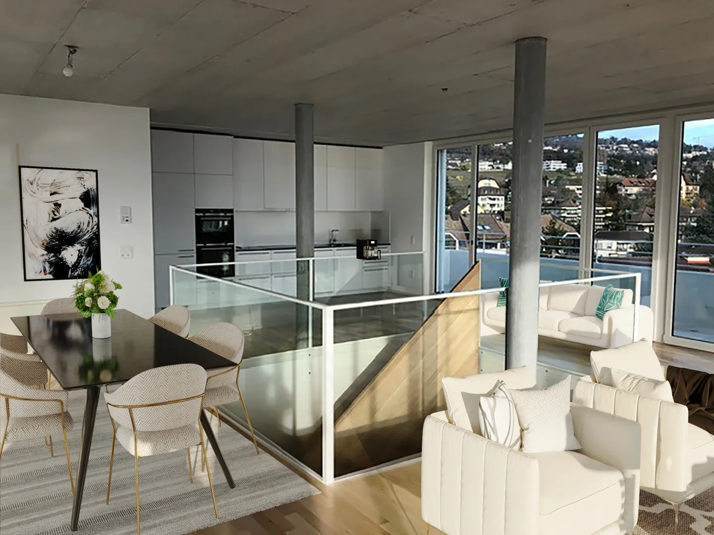 PULLY - AVENUE DU PRIEURE 13 - 6-ROOM APARTMENT of 185 M2 - Photo 1 of 7