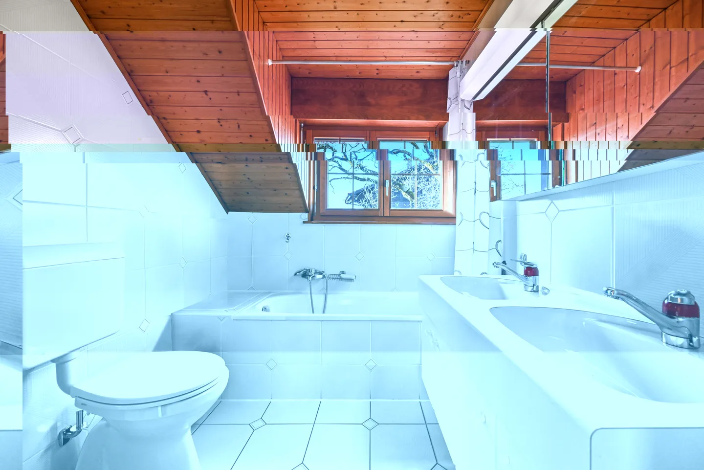 CHERNEX - GERÄUMIGE DOPPELVILLA MIT 5.5 ZIMMERN - Foto 12 von 13